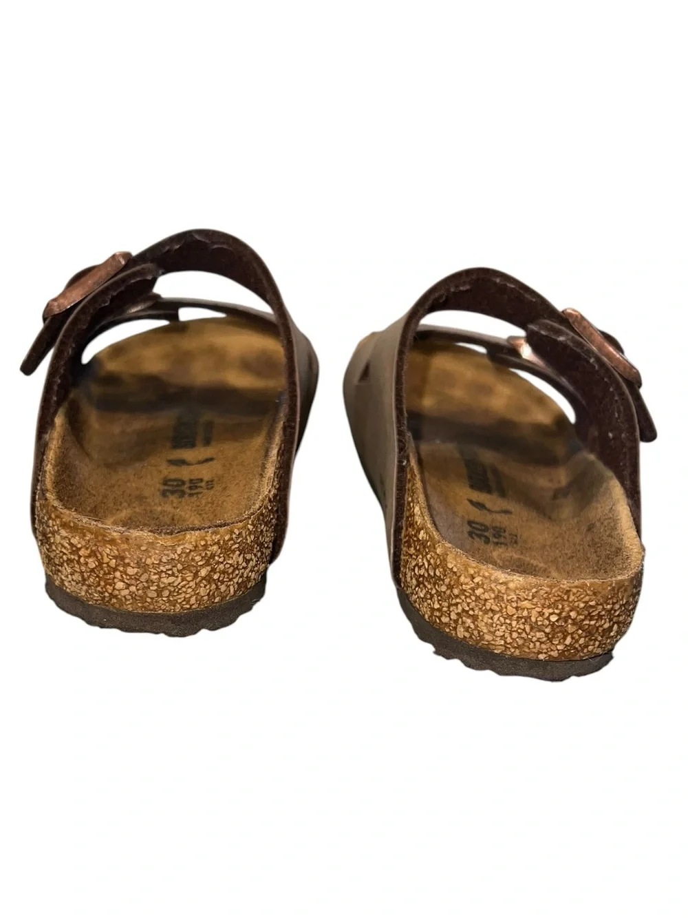 Birkenstock Arizona Kids Sandals Taupe BirkoFlor Copper Buckles EU 30 US 12/12.5